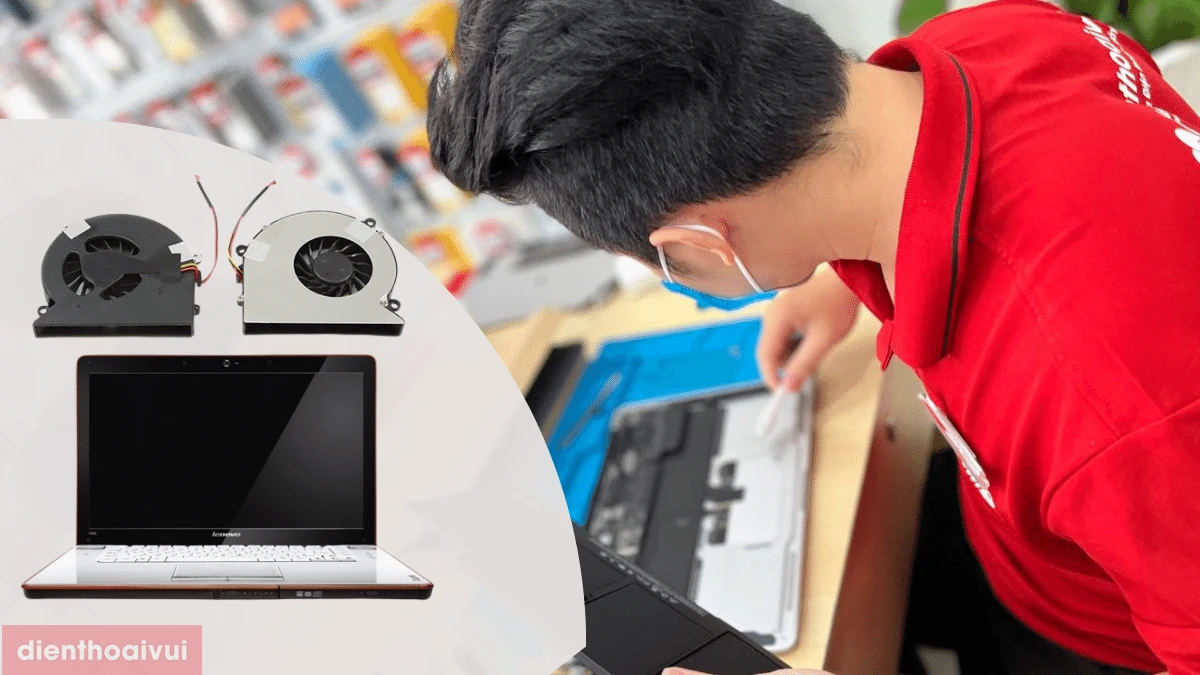 Thay quạt laptop Lenovo IdeaPad Y450