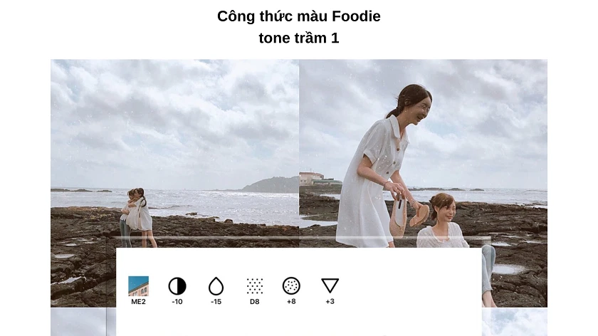 c&ocirc;ng thức chỉnh ảnh foodie tone trầm