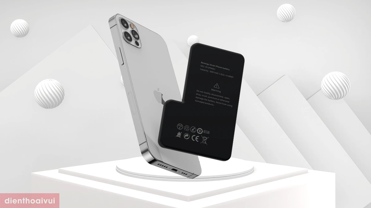 Thay pin iPhone 12 Pro Max ch&iacute;nh h&atilde;ng Daison