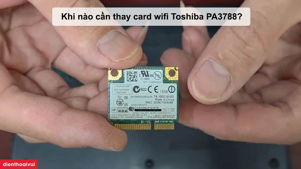 THAY CARD WIFI TOSHIBA PA3788