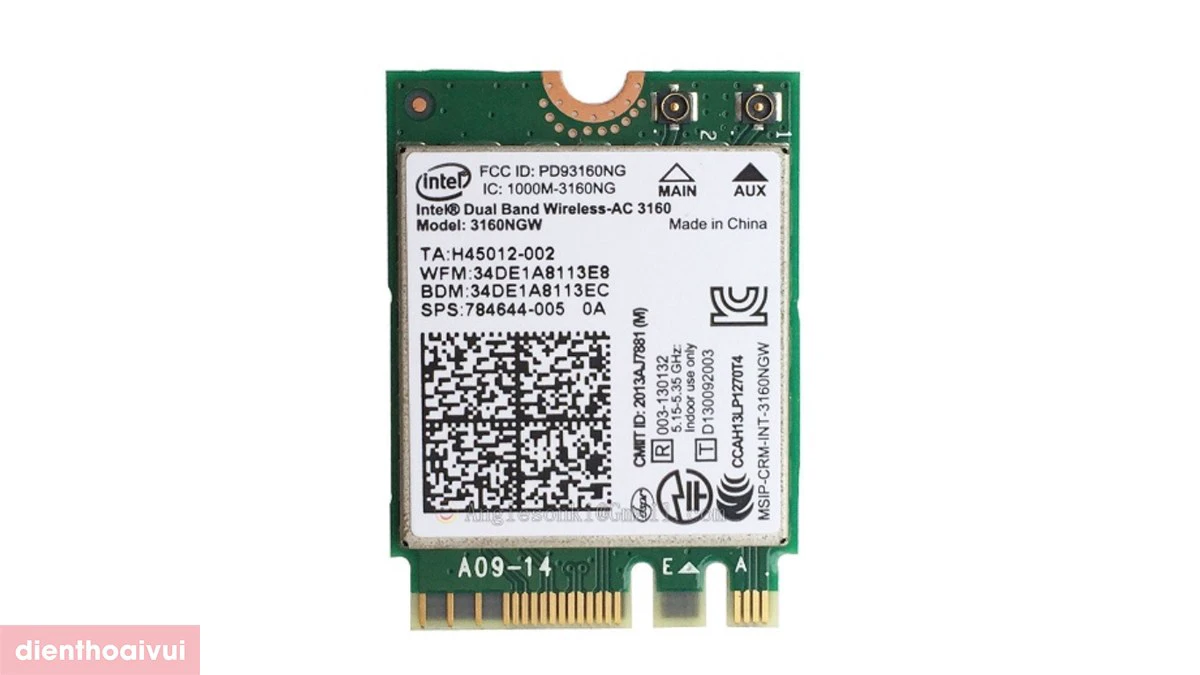 Thay card wifi HP Pavilion X360 13A