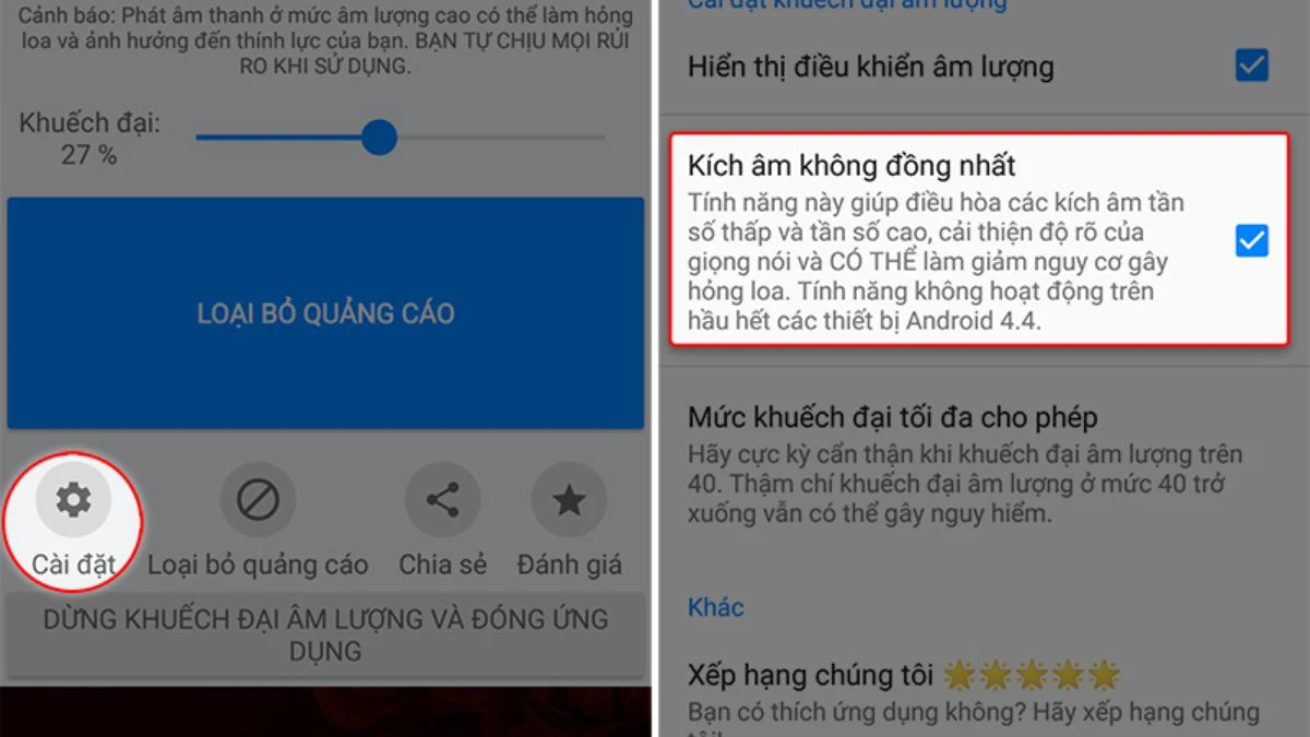 điều hòa kích âm tần số thấp