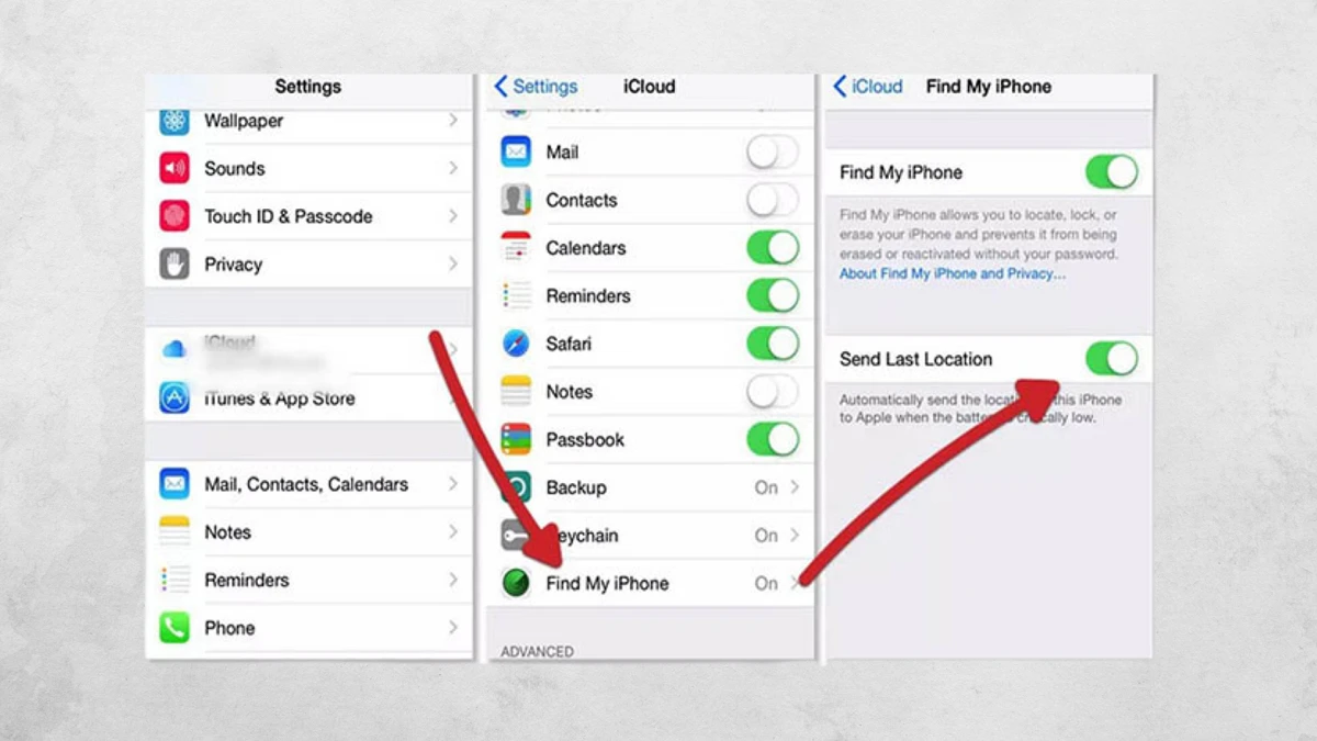 Cách tìm iPhone bị m&acirc;́t trong trường hợp h&ecirc;́t pin
