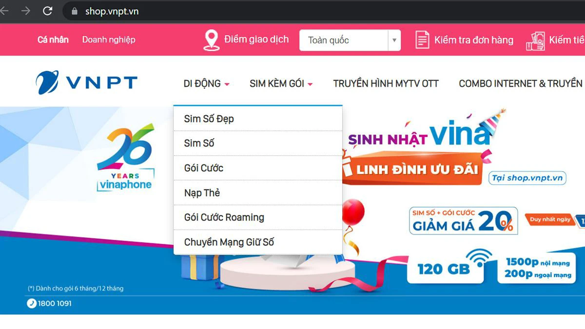 C&aacute;ch đăng k&yacute; mua SIM đầu số 085