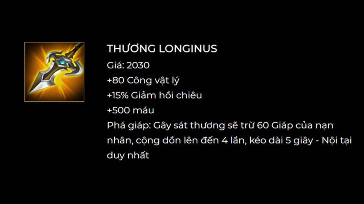 Các trang bị trong Liên Quân