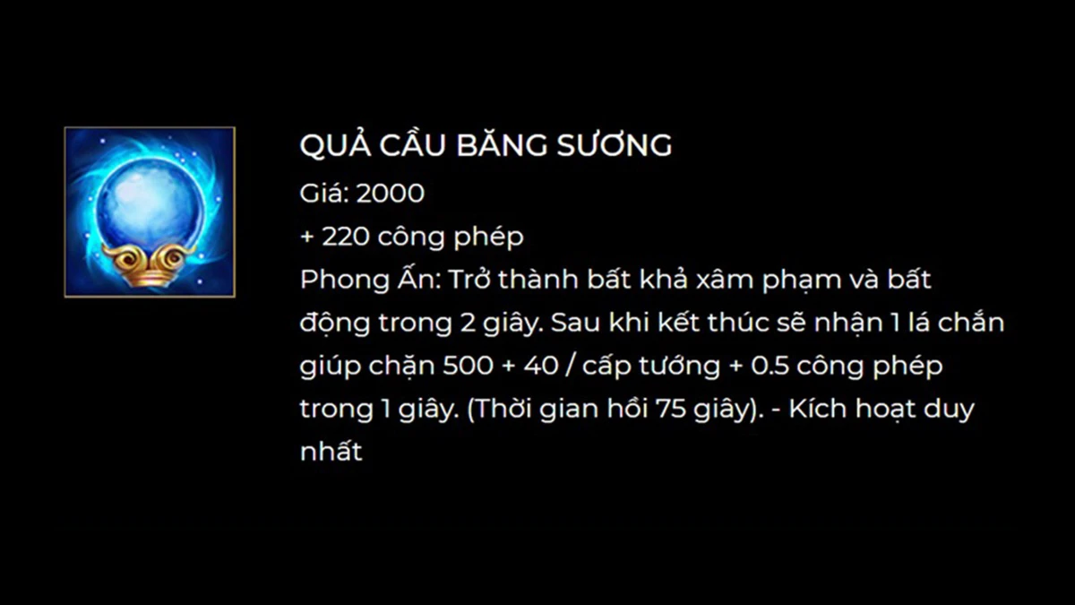 Các trang bị trong Liên Quân