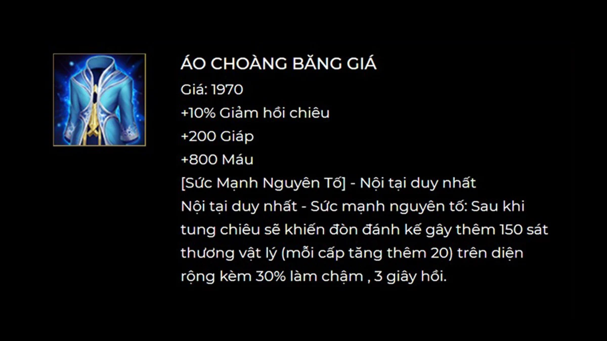 Áo choàng băng giá