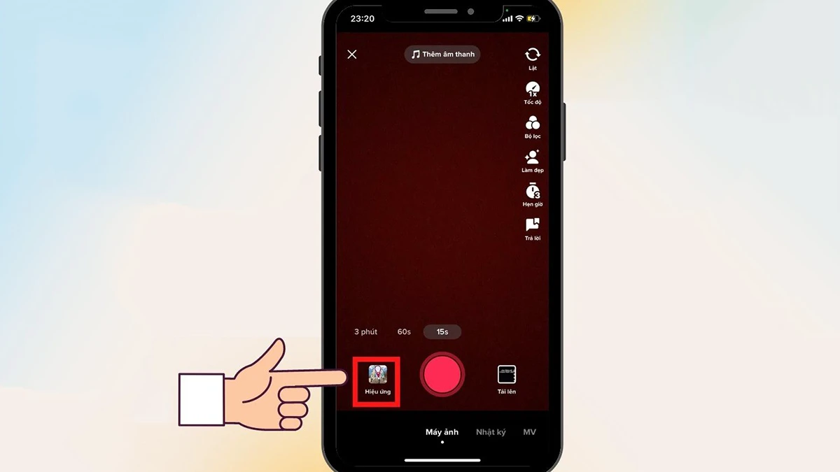 c&aacute;ch chụp ảnh tr&ecirc;n tiktok