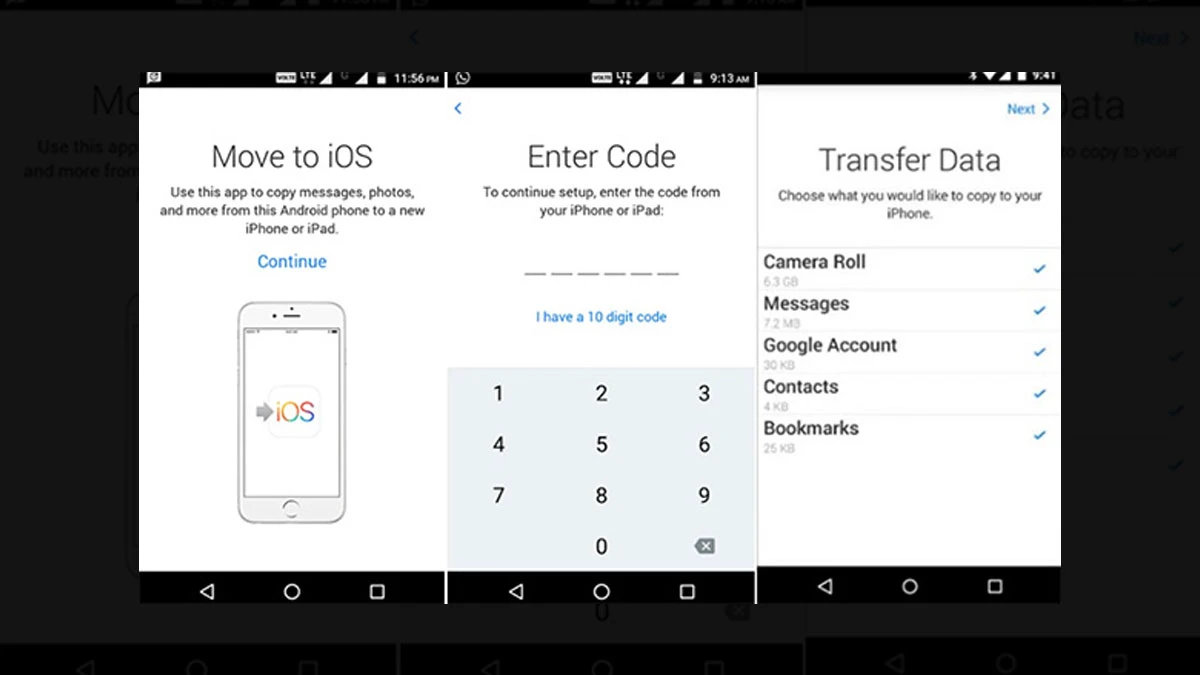 Hướng dẫn chuyển tin nhắn từ Android sang iPhone
