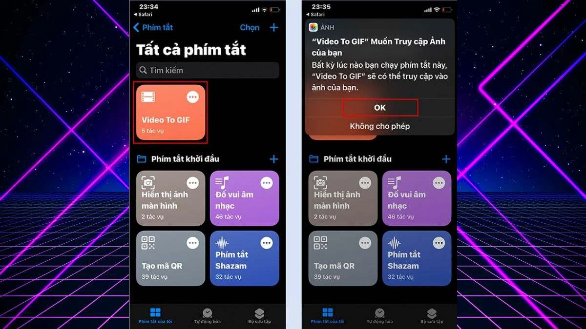 Chuyển video th&agrave;nh gif tr&ecirc;n iPhone