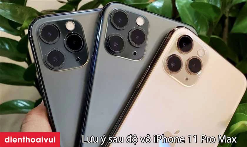 Lưu &yacute; sau độ vỏ iPhone 11 Pro Max