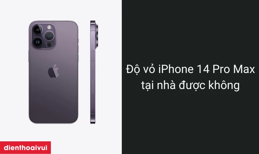 độ vỏ iphone xs max lên iphone 14 pro max tại nhà