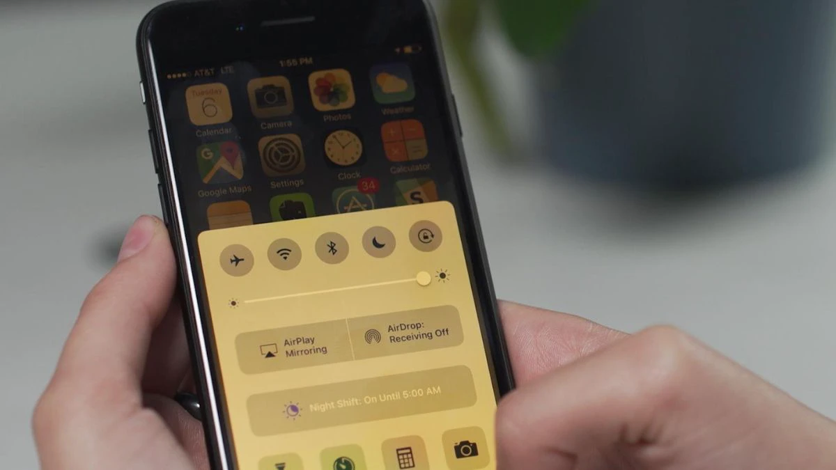chế độ bảo vệ mắt tr&ecirc;n iPhone