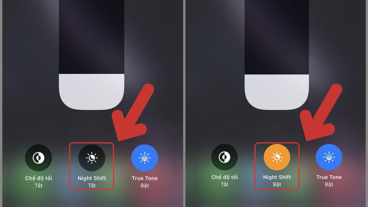 chế độ bảo vệ mắt tr&ecirc;n iPhone