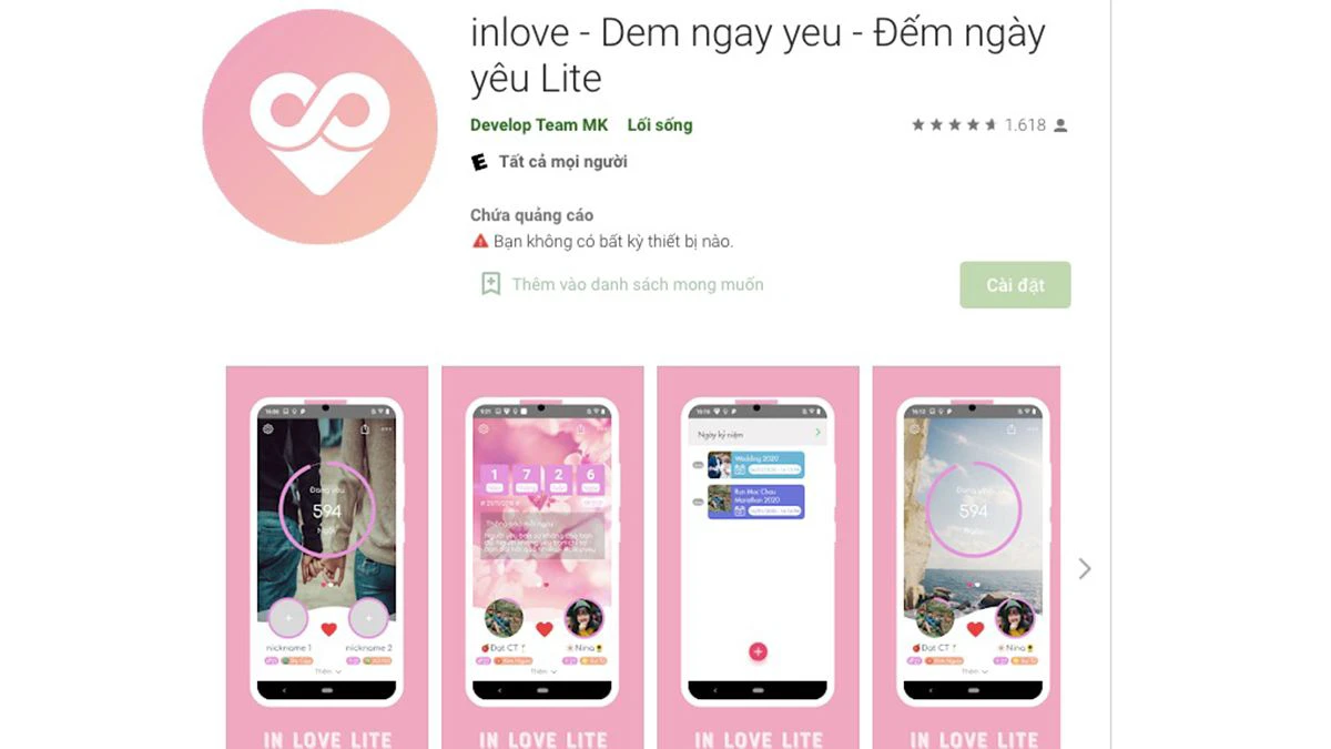 Hướng d&acirc;̃n cách tải và cài đặt Inlove
