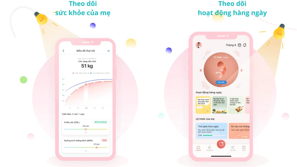 TOP 6 ứng dụng app theo d&otilde;i thai kỳ miễn ph&iacute;