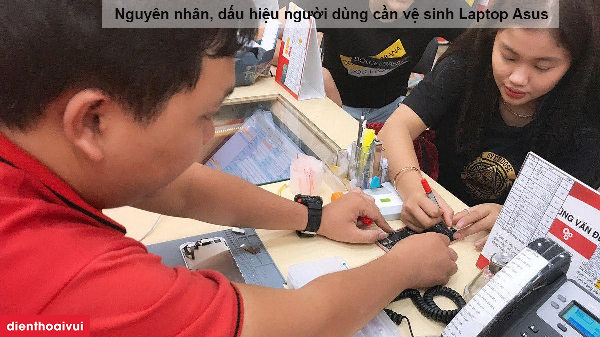 vệ sinh laptop asus