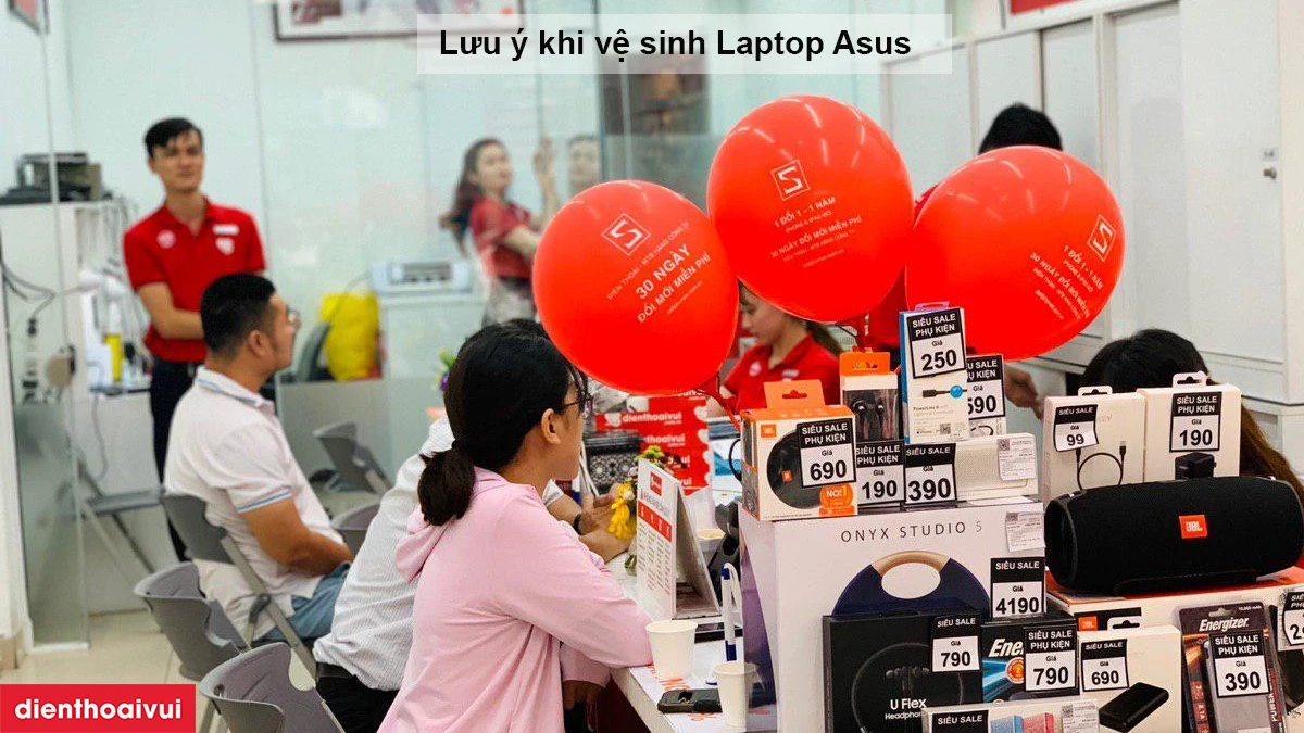 vệ sinh laptop asus