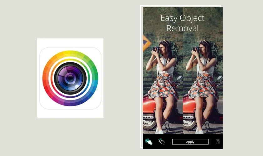 PhotoDirector Photo - App x&oacute;a vật thể trong ảnh