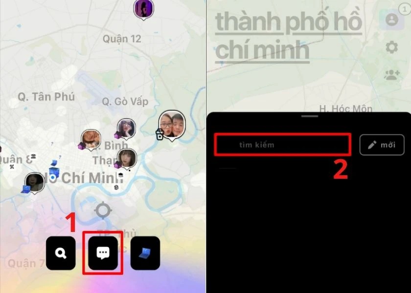trò chuyện với bạn bè