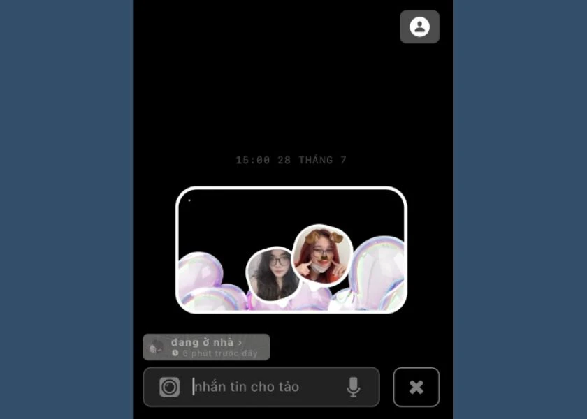 nhắn tin với bạn bè