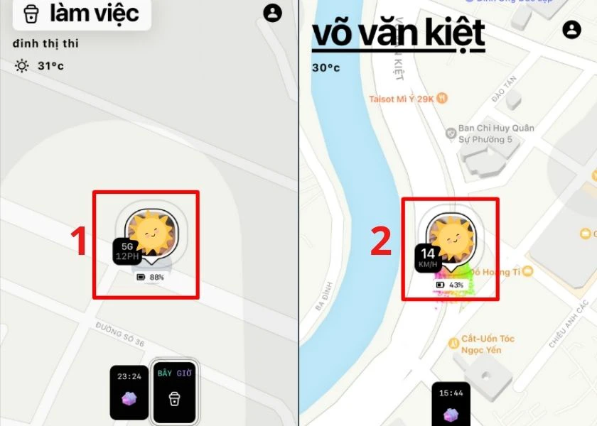 xem vị trí của bạn bè