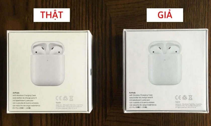 c&aacute;ch nhật biết airpods thật v&agrave; giả 