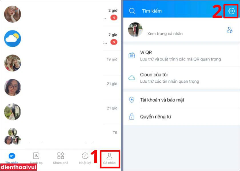 C&aacute;ch tắt chế độ đ&atilde; xem tr&ecirc;n Zalo