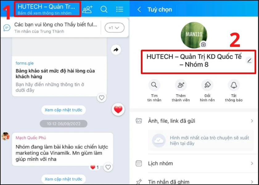 tên nhóm zalo độc lạ