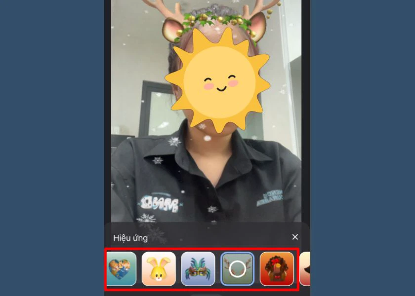 C&aacute;ch d&ugrave;ng filter tr&ecirc;n Google Meet bằng điện thoại