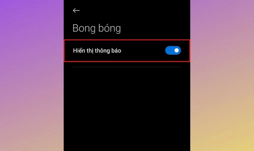 Bật tính năng Bong bóng chat cho Messenger