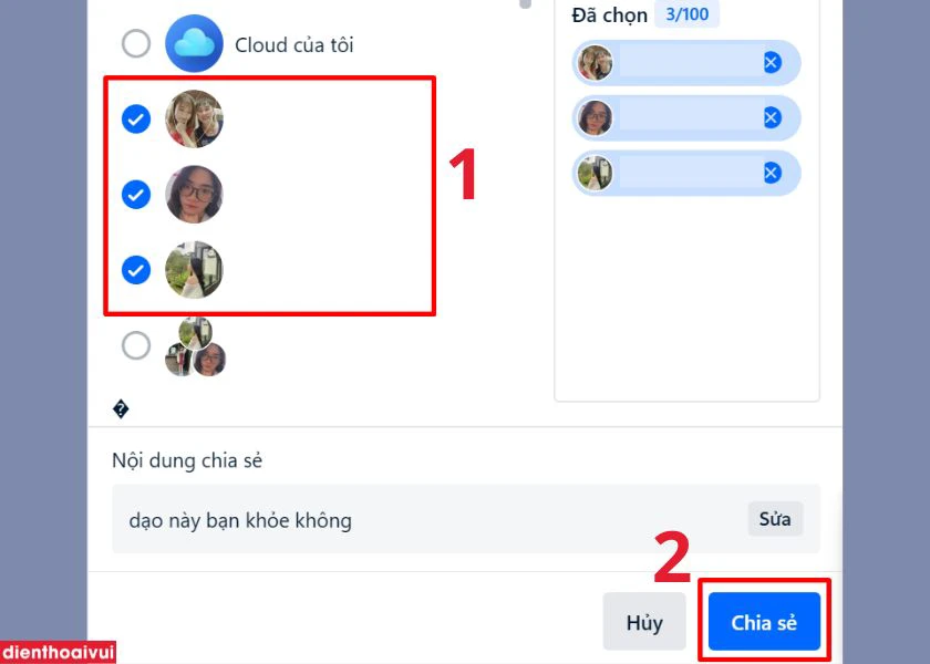 c&aacute;ch gửi tin nhắn cho nhiều người c&ugrave;ng l&uacute;c
