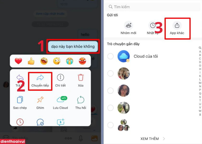 c&aacute;ch gửi tin nhắn h&agrave;ng loạt tr&ecirc;n zalo