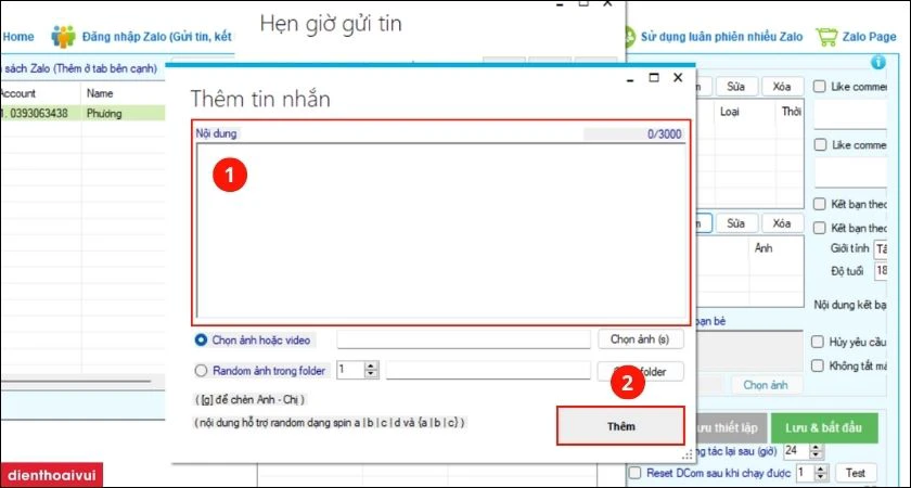 hướng dẫn hẹn giờ