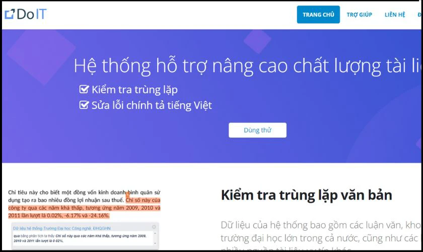c&aacute;c trang web kiểm tra đạo văn miễn ph&iacute;