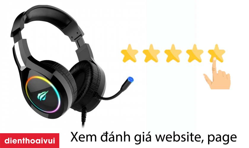 Xem đ&aacute;nh gi&aacute; fanpage, website