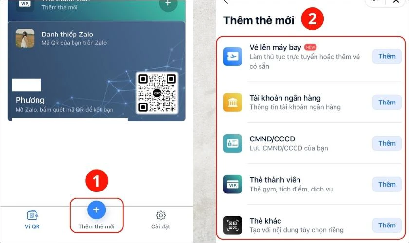 ví qr zalo