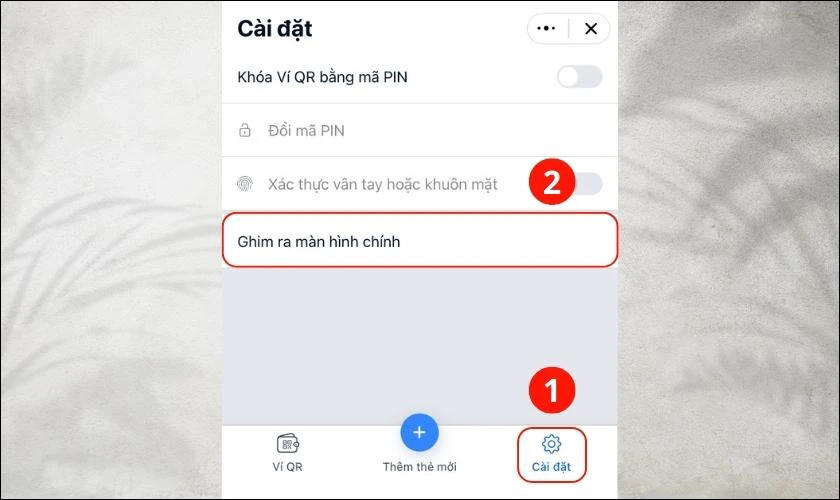 mở app