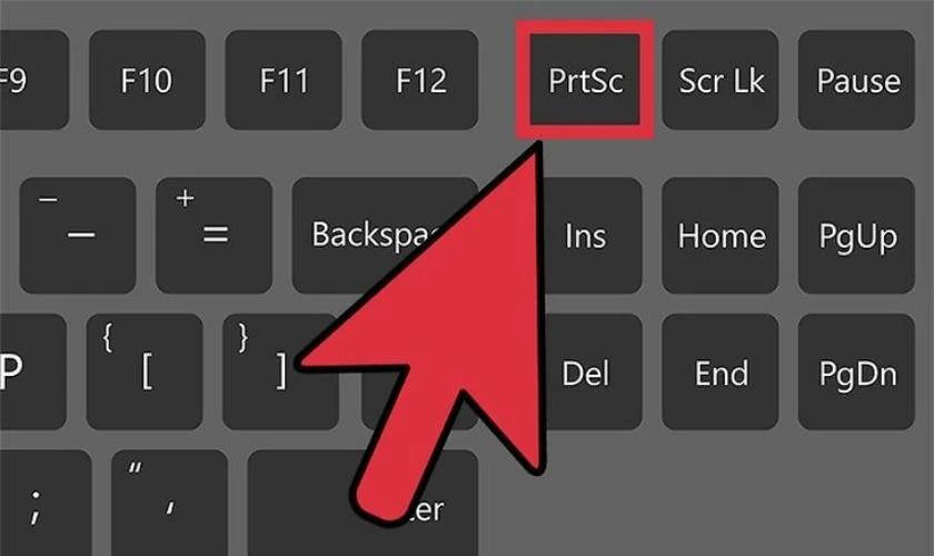 chụp m&agrave;n h&igrave;nh excel bằng b&agrave;n ph&iacute;m