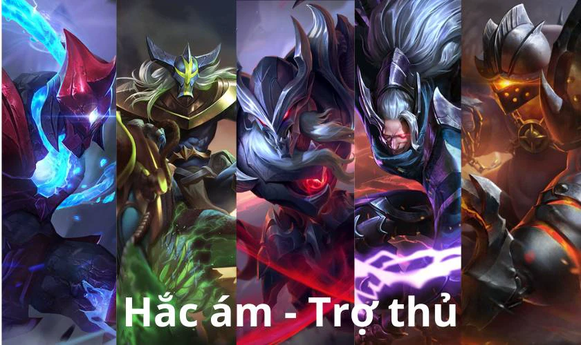 đội h&igrave;nh hắc &aacute;m, trợ thủ