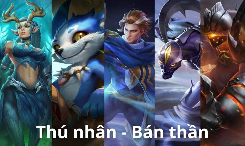 chiến thuật đội h&igrave;nh th&uacute; nh&acirc;n - b&aacute;n thần li&ecirc;n qu&acirc;n m&ugrave;a mới