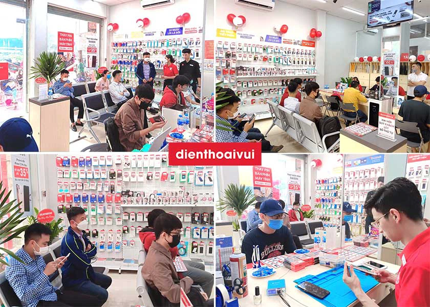 cửa h&agrave;ng sửa điện thoại - điện thoại vui quận thanh xu&acirc;n