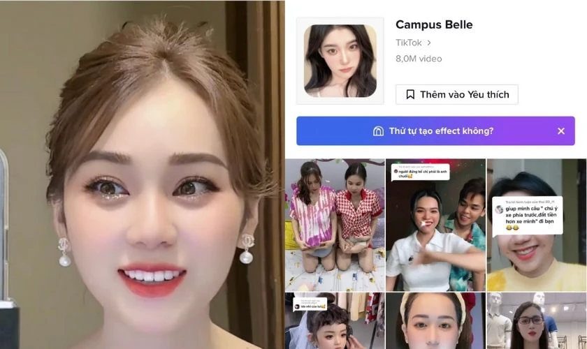 Filter TikTok đẹp