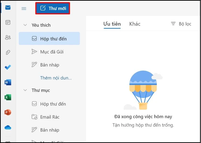 c&aacute;ch hẹn giờ gửi thư tr&ecirc;n outlook - bước 1