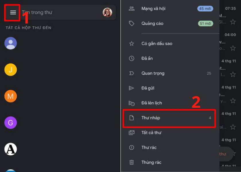 hẹn lại giờ gửi mail tr&ecirc;n gmail điện thoại