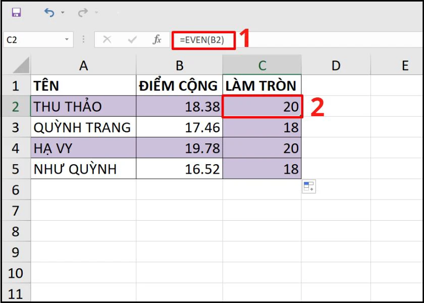 c&aacute;ch d&ugrave;ng h&agrave;m even