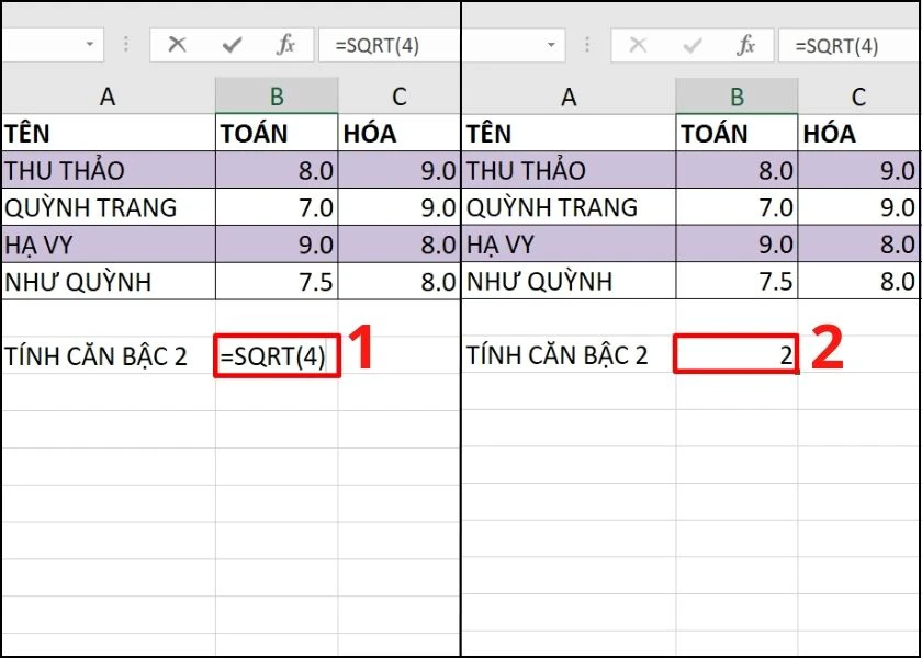 sửa lỗi #NUM trong Excel