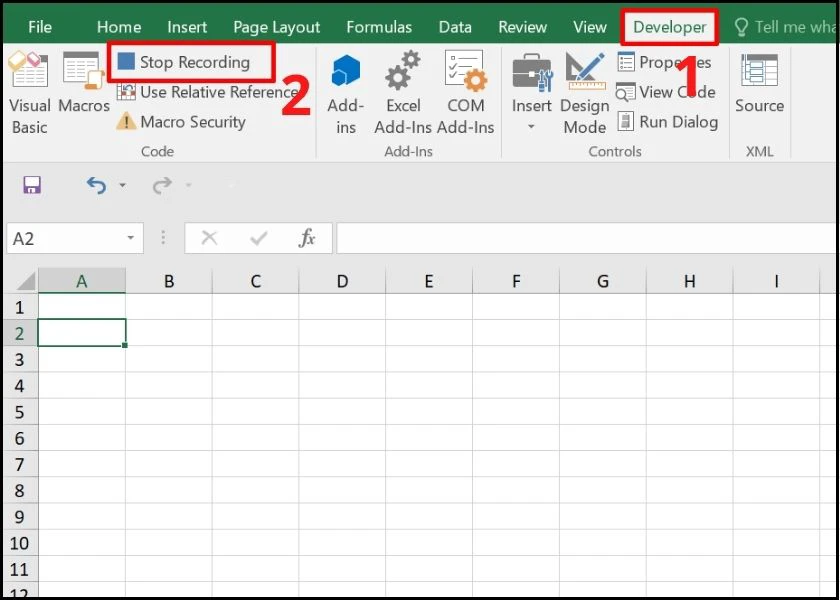 nhấn v&agrave;o macros - c&aacute;ch tạo macro trong excel