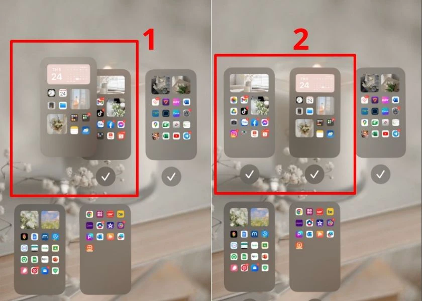 c&aacute;ch sắp xếp m&agrave;n h&igrave;nh iPhone gọn g&agrave;ng