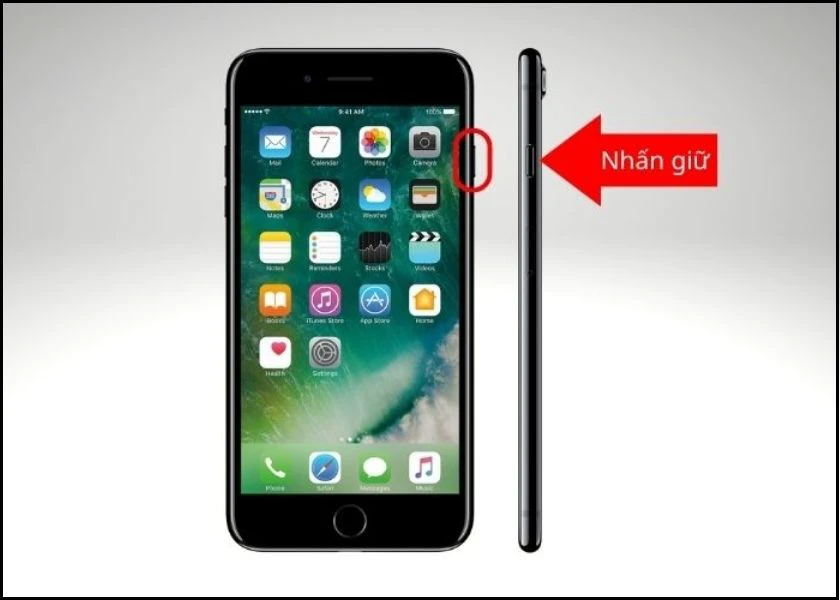 khởi động lại với iphone c&oacute; n&uacute;t home